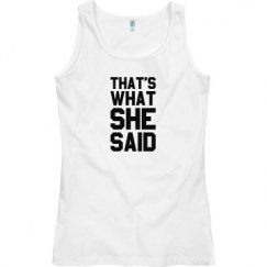 Ladies Semi-Fitted Tank