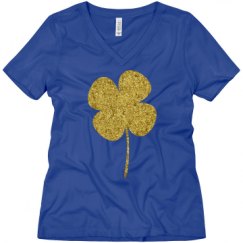 Ladies Relaxed Fit V-Neck Tee