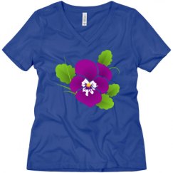 Ladies Relaxed Fit V-Neck Tee