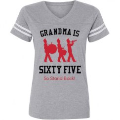 Ladies Relaxed Fit Vintage Sports Tee