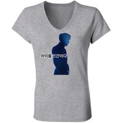 Ladies Slim Fit V-Neck Jersey Tee