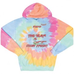 Unisex Tie-Dye Fleece Hoodie