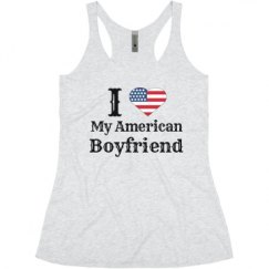 Ladies Slim Fit Super Soft Racerback Triblend Tank