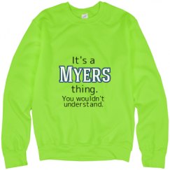 Unisex Neon Crewneck Sweatshirt