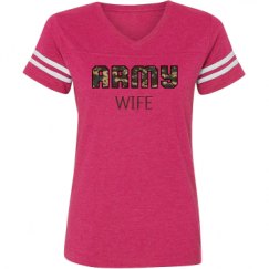 Ladies Relaxed Fit Vintage Sports Tee