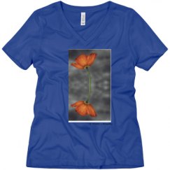 Ladies Relaxed Fit V-Neck Tee