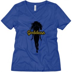 Ladies Relaxed Fit V-Neck Tee