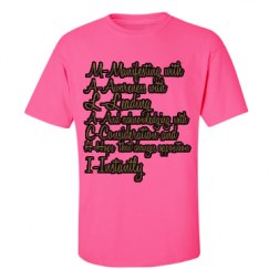 Unisex Ultra Cotton Safety Neon Crewneck Tee