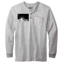 Unisex Carhartt Long Sleeve Henley Tee 