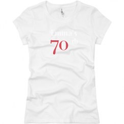 Ladies Slim Fit Basic Promo Jersey Tee