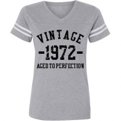 Ladies Relaxed Fit Vintage Sports Tee