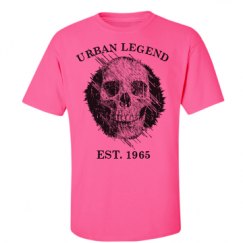 Unisex Ultra Cotton Safety Neon Crewneck Tee