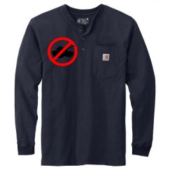 Unisex Carhartt Long Sleeve Henley Tee 