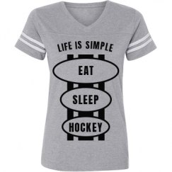 Ladies Relaxed Fit Vintage Sports Tee