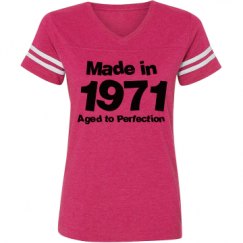 Ladies Relaxed Fit Vintage Sports Tee