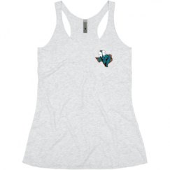 Ladies Slim Fit Super Soft Racerback Triblend Tank