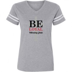 Ladies Relaxed Fit Vintage Sports Tee