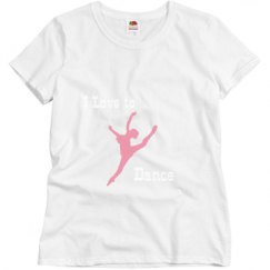 Ladies Semi-Fitted Relaxed Fit Basic Promo Tee