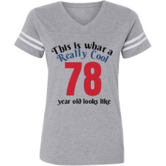 Ladies Relaxed Fit Vintage Sports Tee