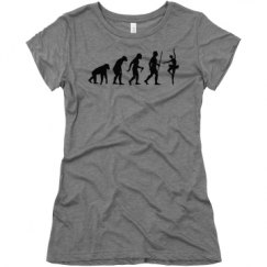 Ladies Slim Fit Super Soft Triblend Tee