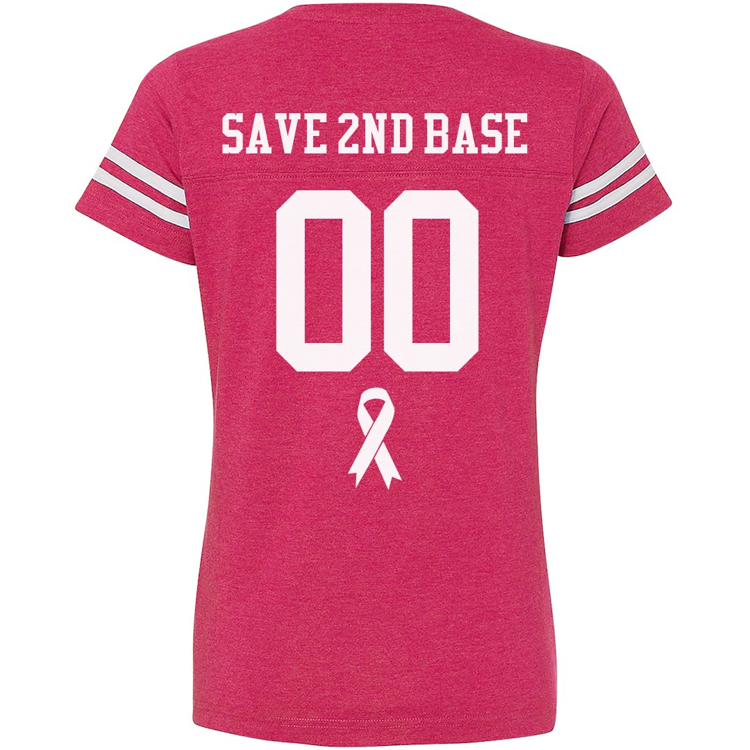 Save The Second Base Breast Cancer Awareness Baseball Shirt & Hoodie 