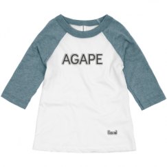 Toddler 3/4 Sleeve Raglan Tee