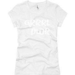 Ladies Slim Fit Basic Promo Jersey Tee