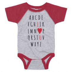 Infant Vintage Raglan Bodysuit