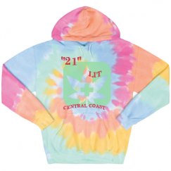 Unisex Tie-Dye Fleece Hoodie