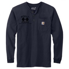 Unisex Carhartt Long Sleeve Henley Tee 