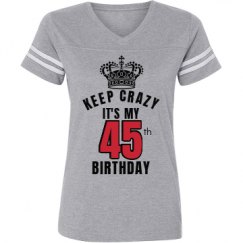 Ladies Relaxed Fit Vintage Sports Tee