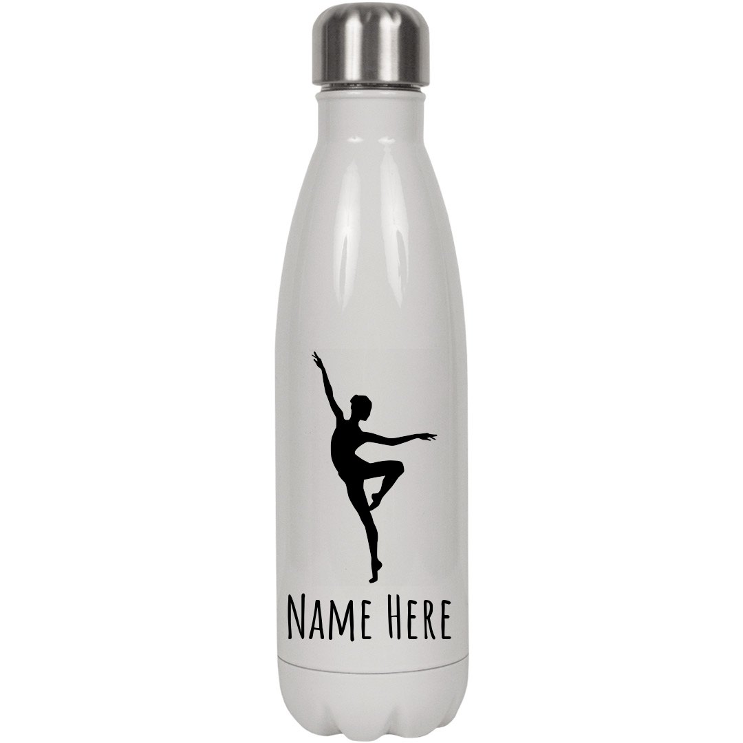 Personalised Ballerina Bottle Ballet Water Bottle Ballerina Drinks Bottle  Girls Bottle School Drinks Bottle Gift for Ballerina 