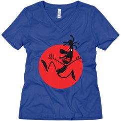 Ladies Relaxed Fit V-Neck Tee