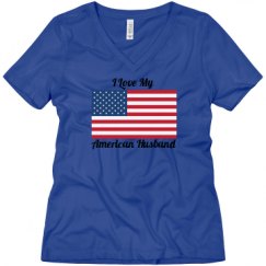 Ladies Relaxed Fit V-Neck Tee