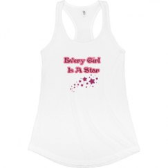 Ladies Slim Fit Racerback Tank Top