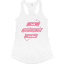 Ladies Slim Fit Racerback Tank Top