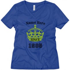 Ladies Relaxed Fit V-Neck Tee