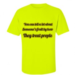 Unisex Ultra Cotton Safety Neon Crewneck Tee