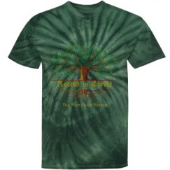 Unisex Tie-Dye Cyclone Pinwheel Tee