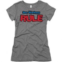 Ladies Slim Fit Super Soft Triblend Tee