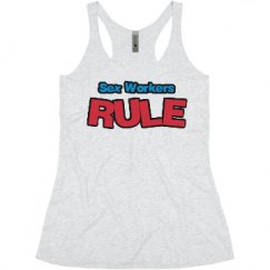 Ladies Slim Fit Super Soft Racerback Triblend Tank