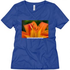 Ladies Relaxed Fit V-Neck Tee