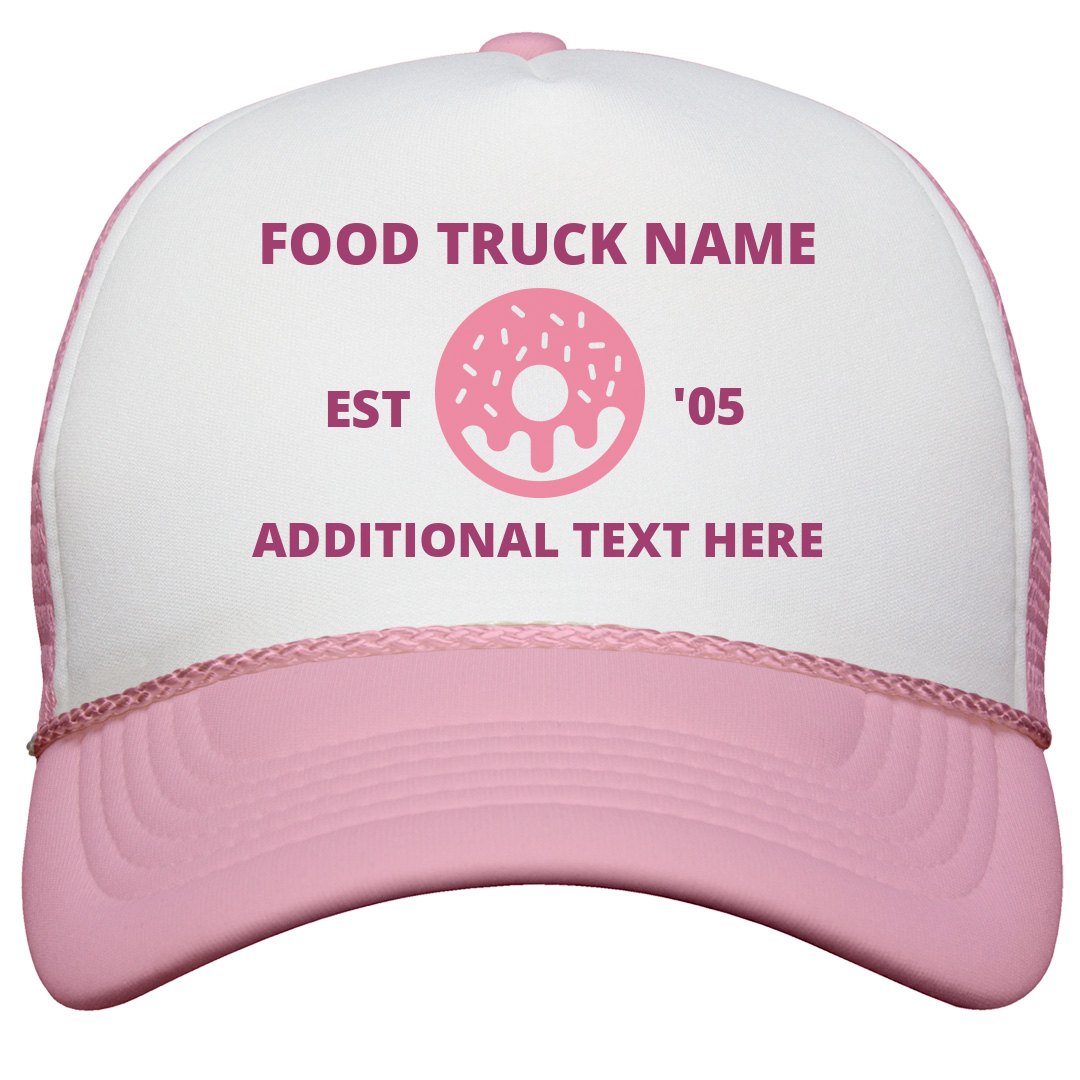 Donut Trucks Green Trucker Hat