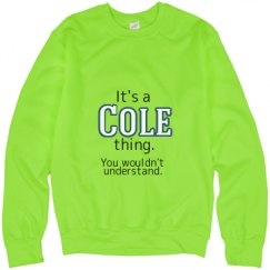 Unisex Neon Crewneck Sweatshirt