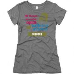 Ladies Slim Fit Super Soft Triblend Tee