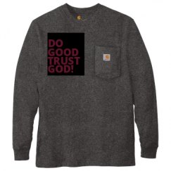 Unisex Carhartt Pocket Long Sleeve Tee