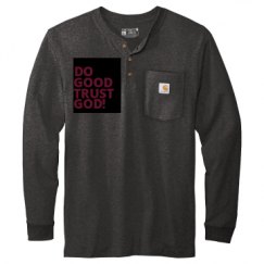 Unisex Carhartt Long Sleeve Henley Tee 