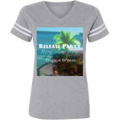 Ladies Relaxed Fit Vintage Sports Tee