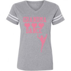 Ladies Relaxed Fit Vintage Sports Tee