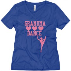 Ladies Relaxed Fit V-Neck Tee